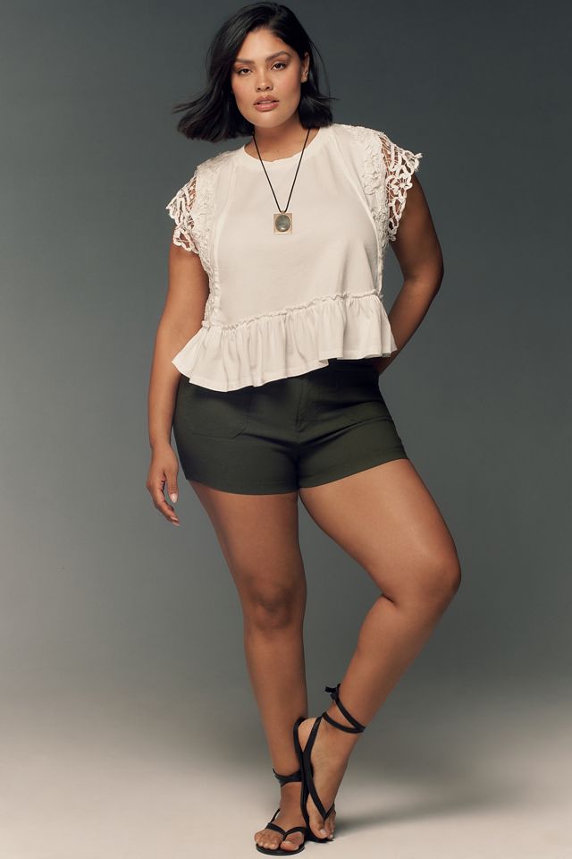 By Anthropologie Babydoll Lace Top #4