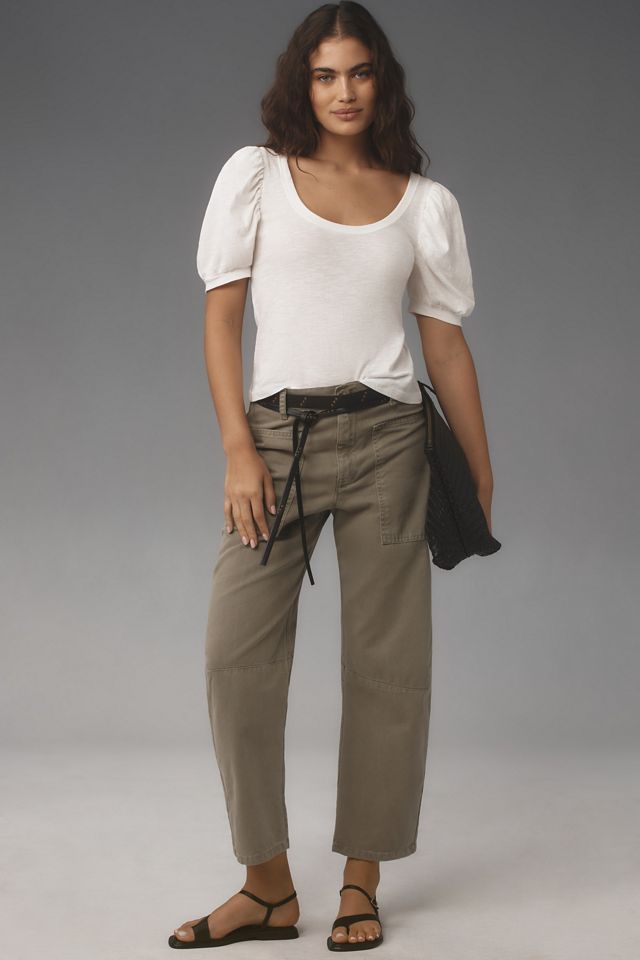 By Anthropologie Puff-Sleeve Scoop-Neck Top #2
