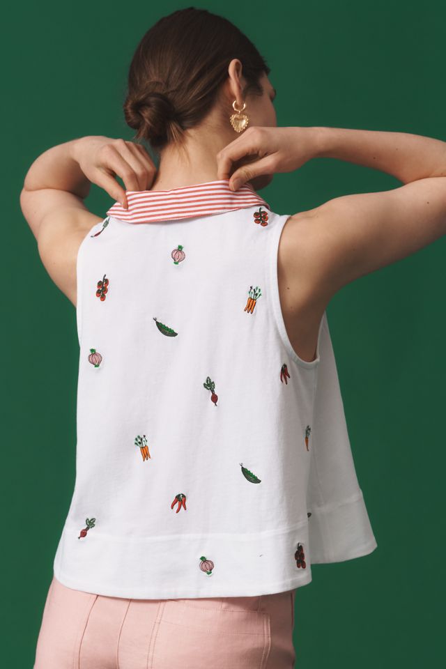 Maeve Sleeveless Swing Popover Top #1