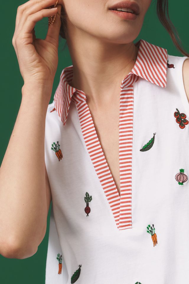Maeve Sleeveless Swing Popover Top #3