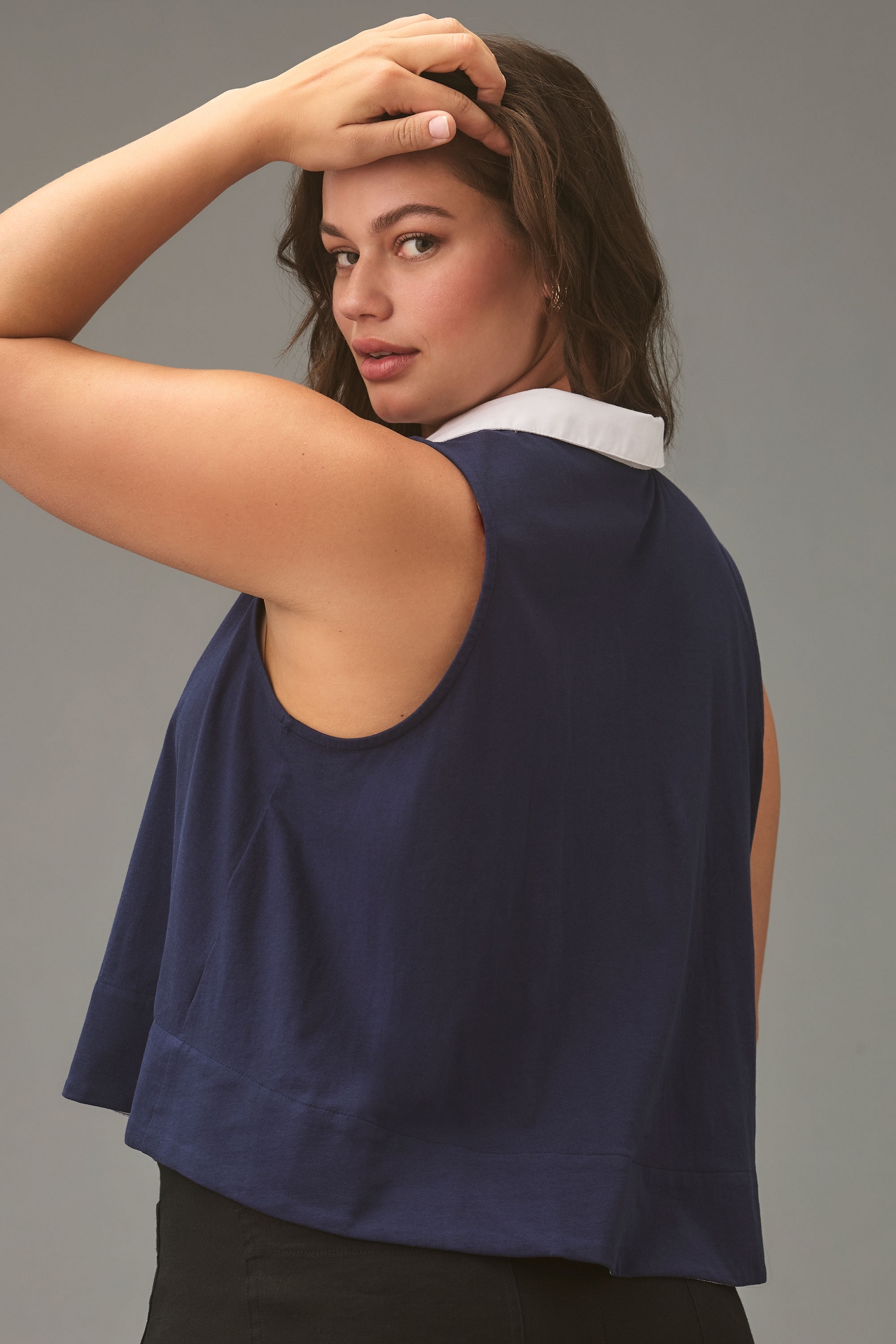 Maeve Sleeveless Swing Popover Top