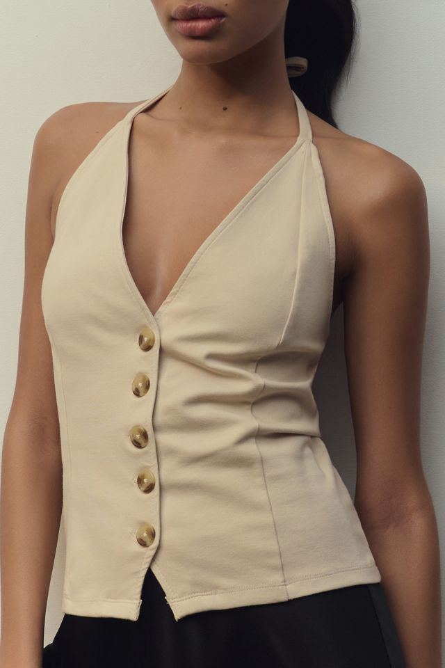 By Anthropologie Halter Vest #2
