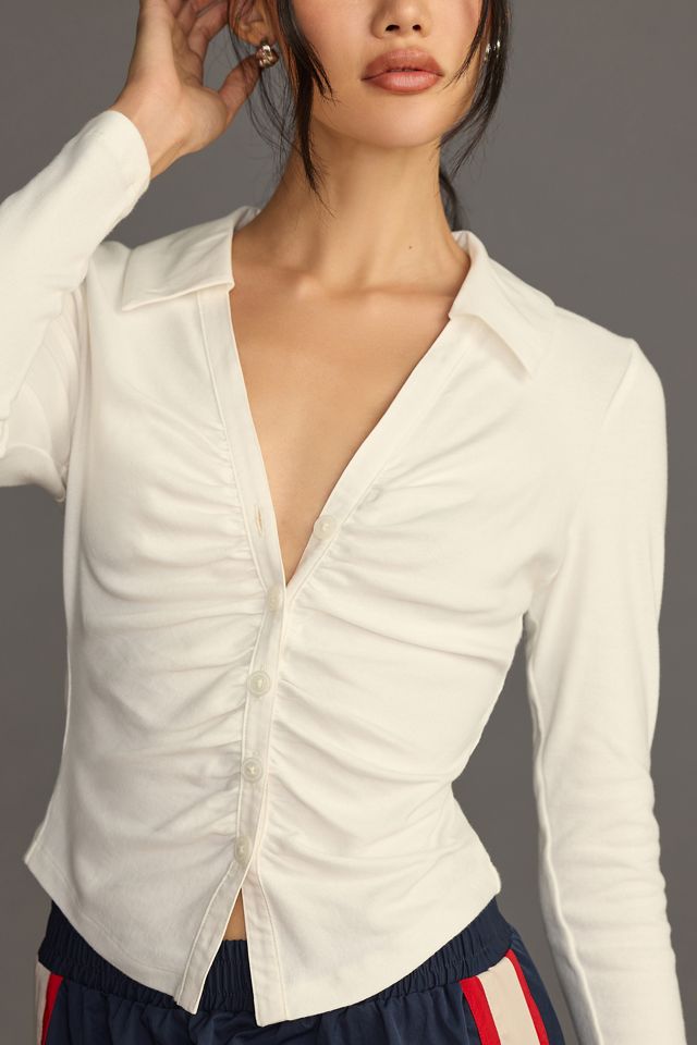 Maeve Ruched Shirt #2