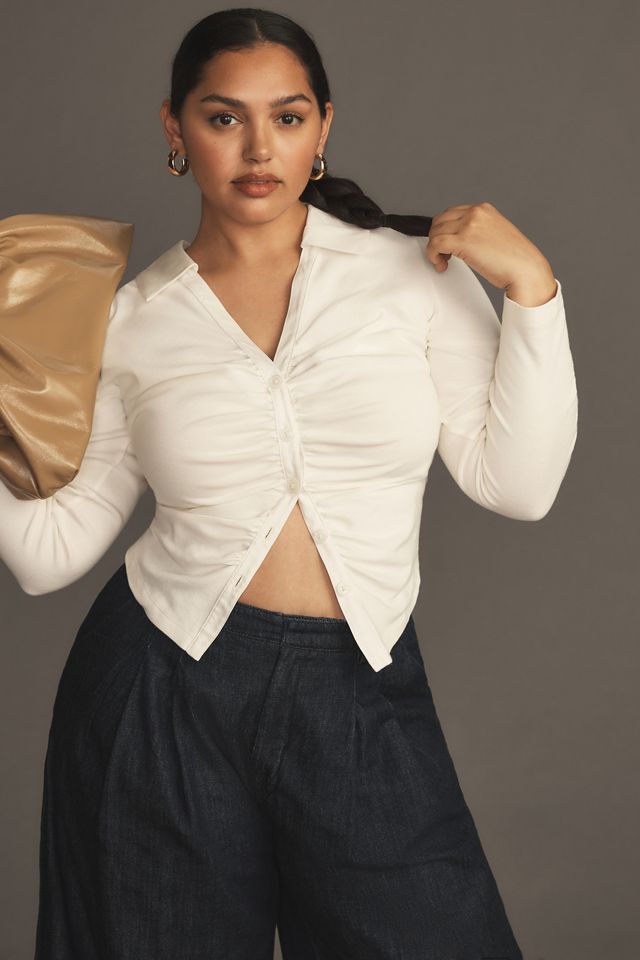 Maeve Ruched Shirt #3