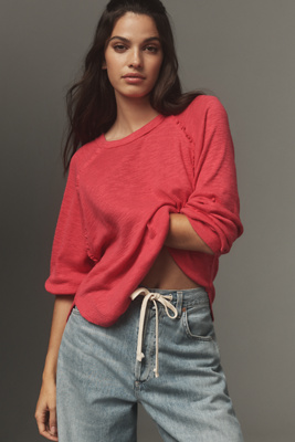 Maeve Textured Mock-Neck Sweater