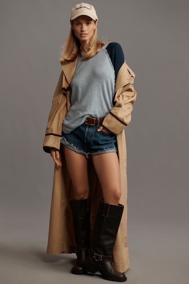 Pilcro Ruffled Raglan Thermal Top #2