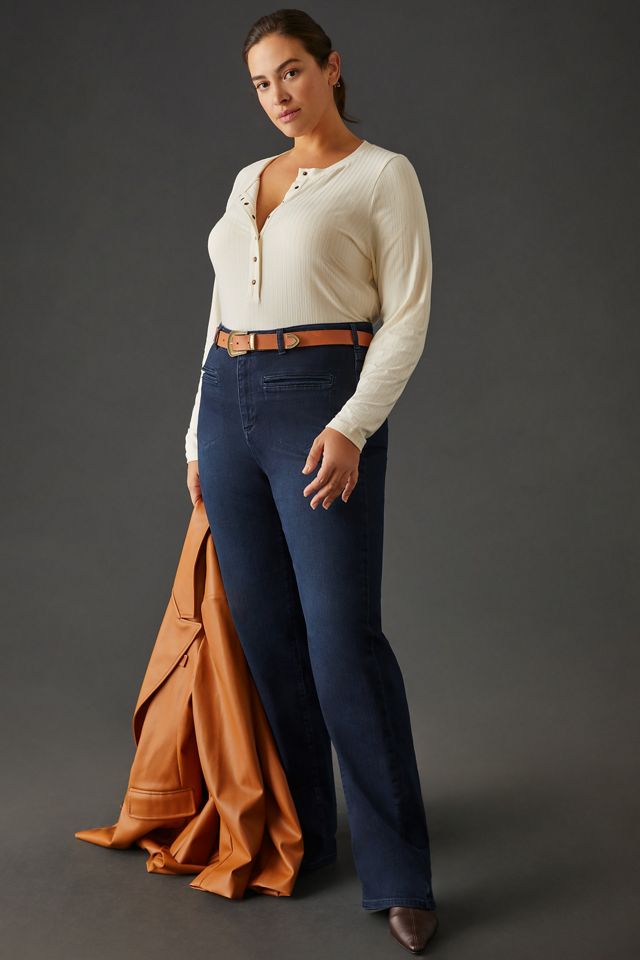 By Anthropologie Ribbed Henley #4