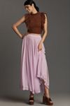 Maeve Cropped Ruffle Mesh Top