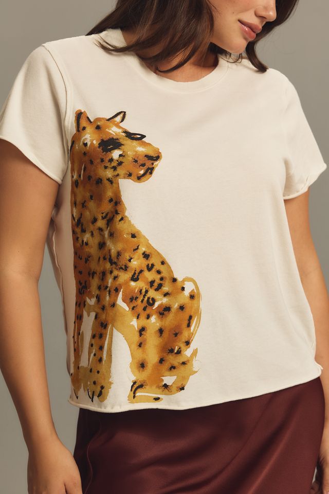 LouLou Avenue Cheetah Graphic Tee #7