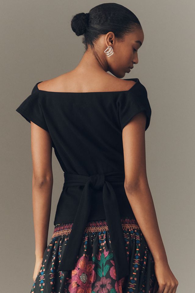 Hope for Flowers by Tracy Reese Wrapped Bodice Top #2