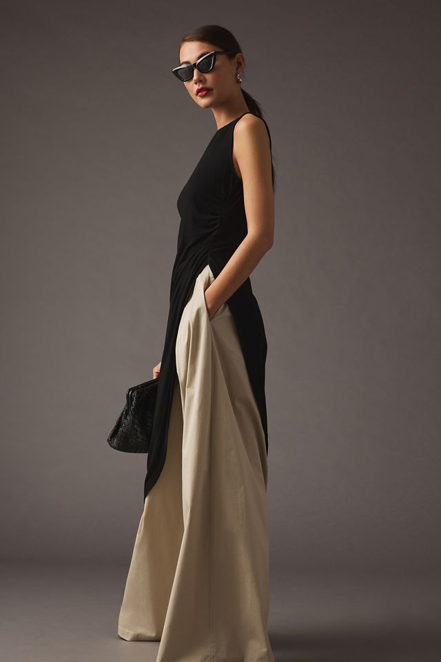 Lea & Viola Mock-Neck Draped Tunic #4