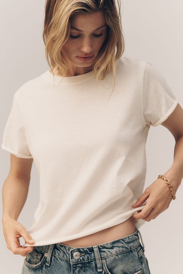 Maeve Caitlin Cotton Boxy Tee #4