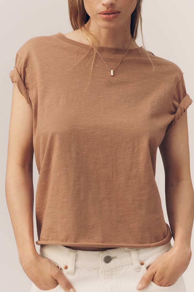 Maeve Caitlin Cotton Boxy Tee #3