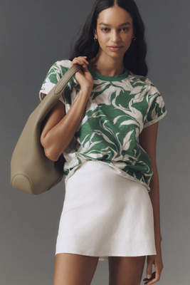 Maeve The Caitlin Boxy Tee By  In Green
