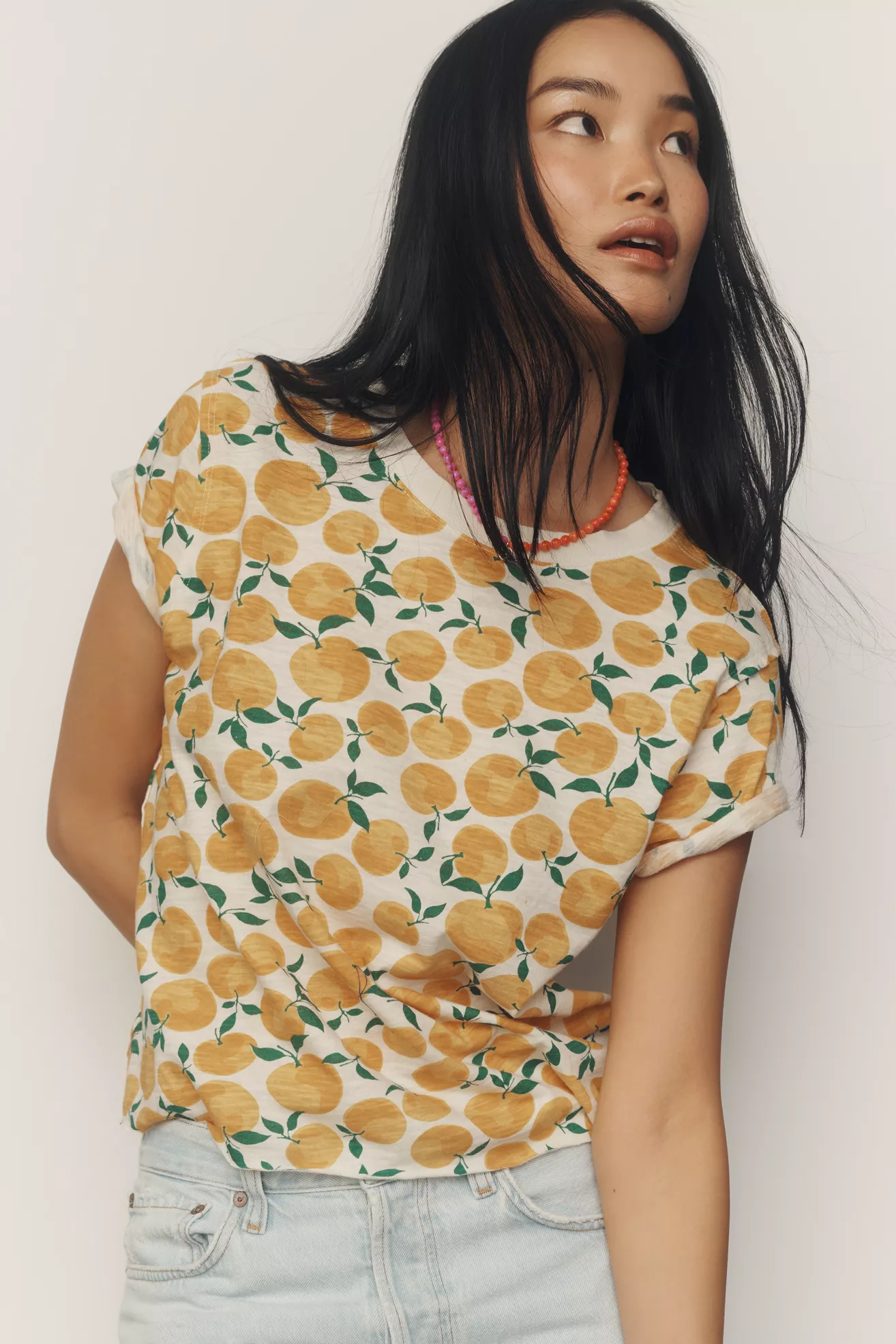 Caitlin Boxy Tee by Maeve | Anthropologie