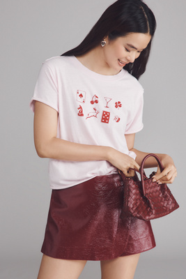 Maeve The Caitlin Boxy Tee By  In White