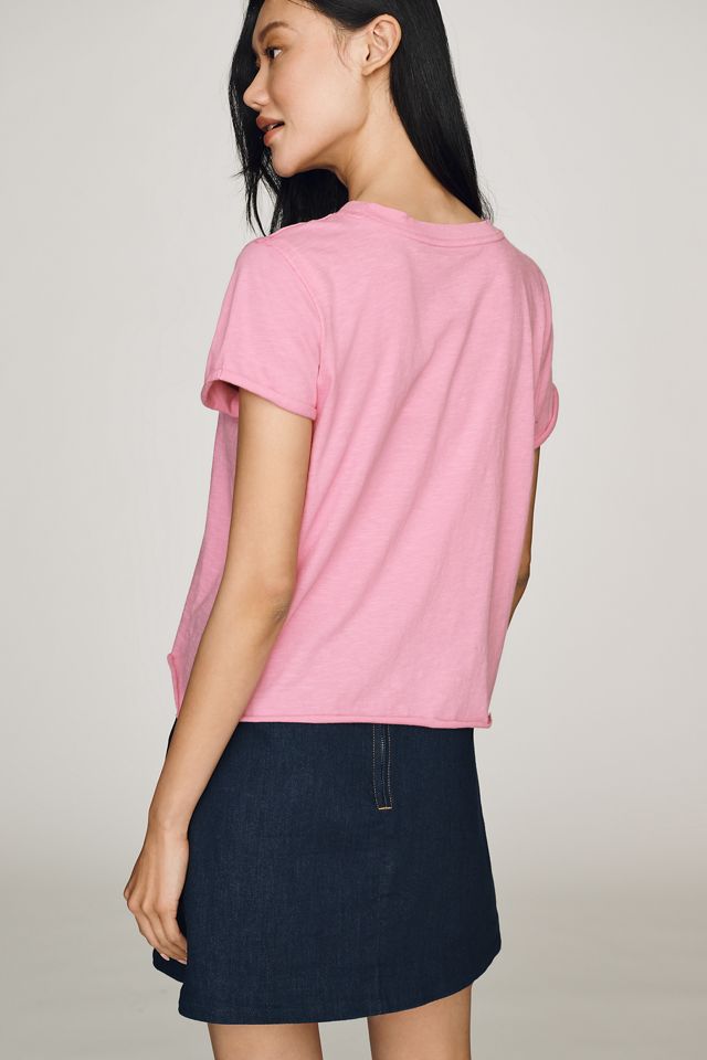 Maeve Caitlin Cotton Boxy Tee #1
