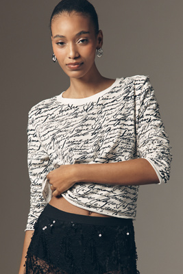 The Caitlin Boxy Tee by Maeve: Long-Sleeve Edition