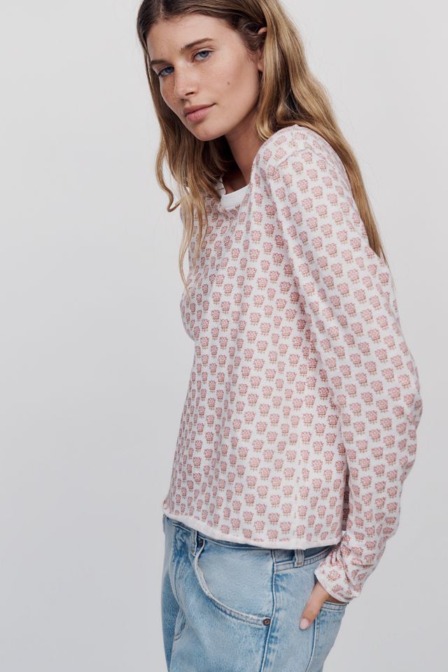 Maeve Caitlin Cotton Boxy Long Sleeve Tee #2