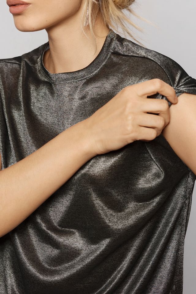 By Anthropologie Silky Shimmer Tee #3
