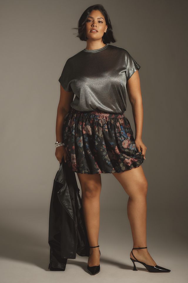 By Anthropologie Silky Shimmer Tee #6
