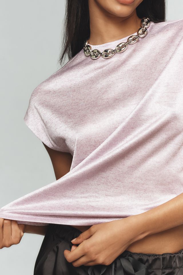 By Anthropologie Silky Shimmer T-Shirt #2