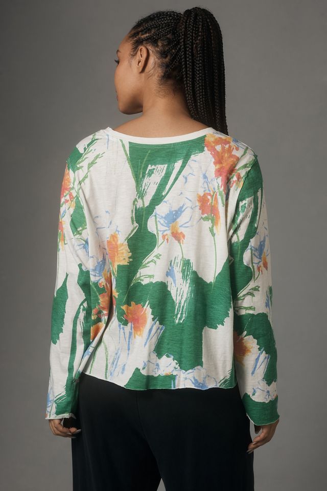 Sonal Nathwani Long-Sleeve Printed Tee by Maeve #5