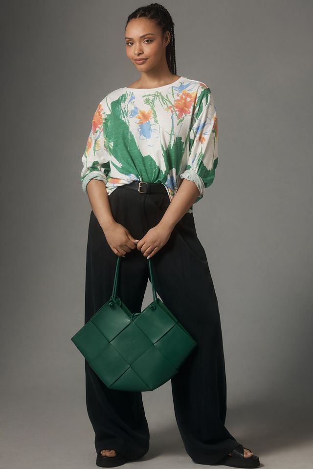 Sonal Nathwani Long-Sleeve Printed Tee by Maeve #7
