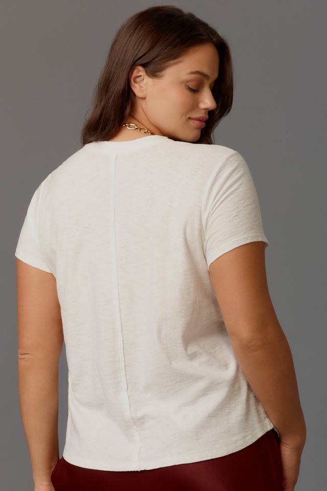 The Bennie Cotton Slub Crew-Neck Slim Tee by Pilcro #5