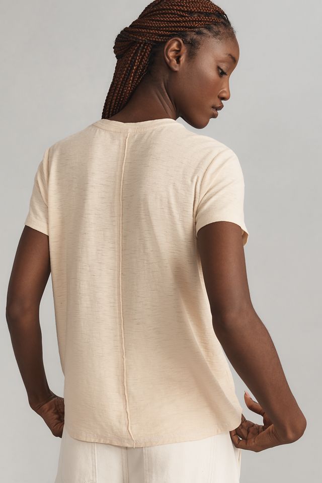 Pilcro Bennie Cotton Slim Crew Neck Tee #2