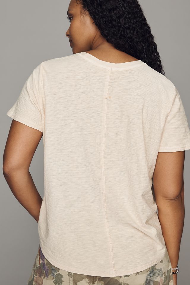 Pilcro Bennie Cotton Slim Crew Neck Tee #6