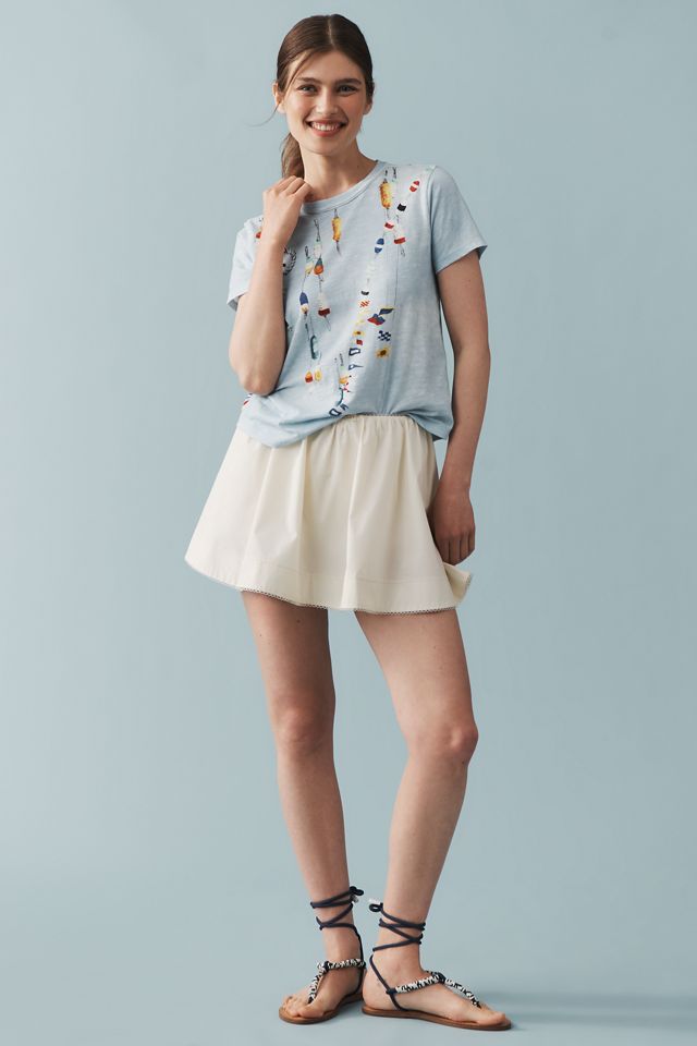 The Bennie Cotton Slub Crew-Neck Slim Tee by Pilcro #1