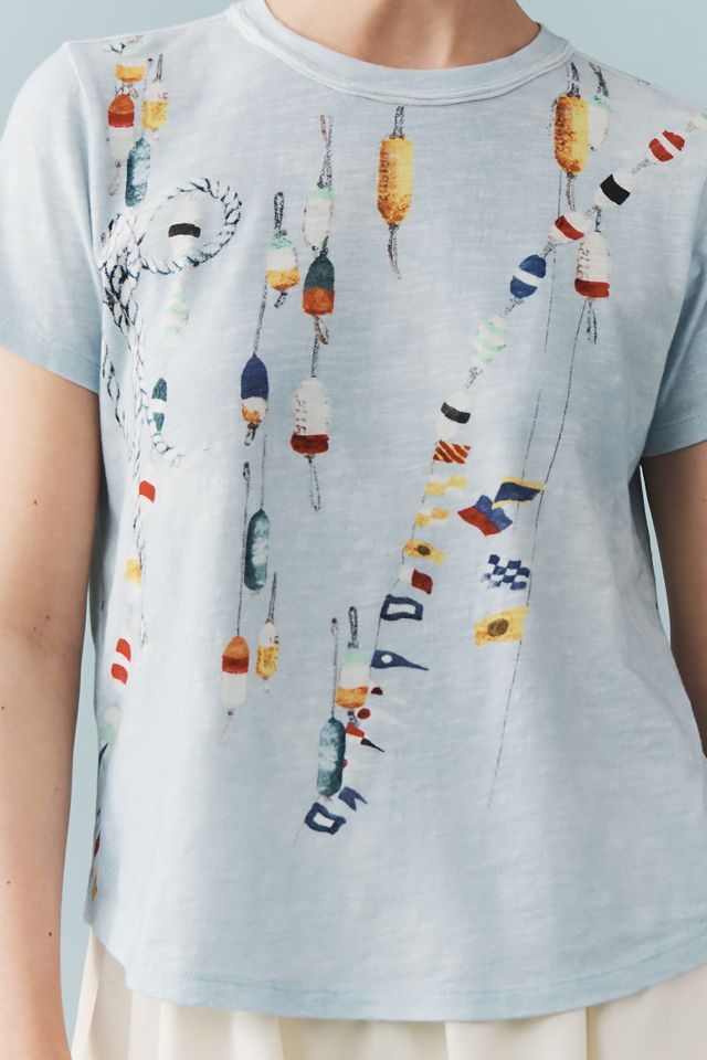 The Bennie Cotton Slub Crew-Neck Slim Tee by Pilcro #3