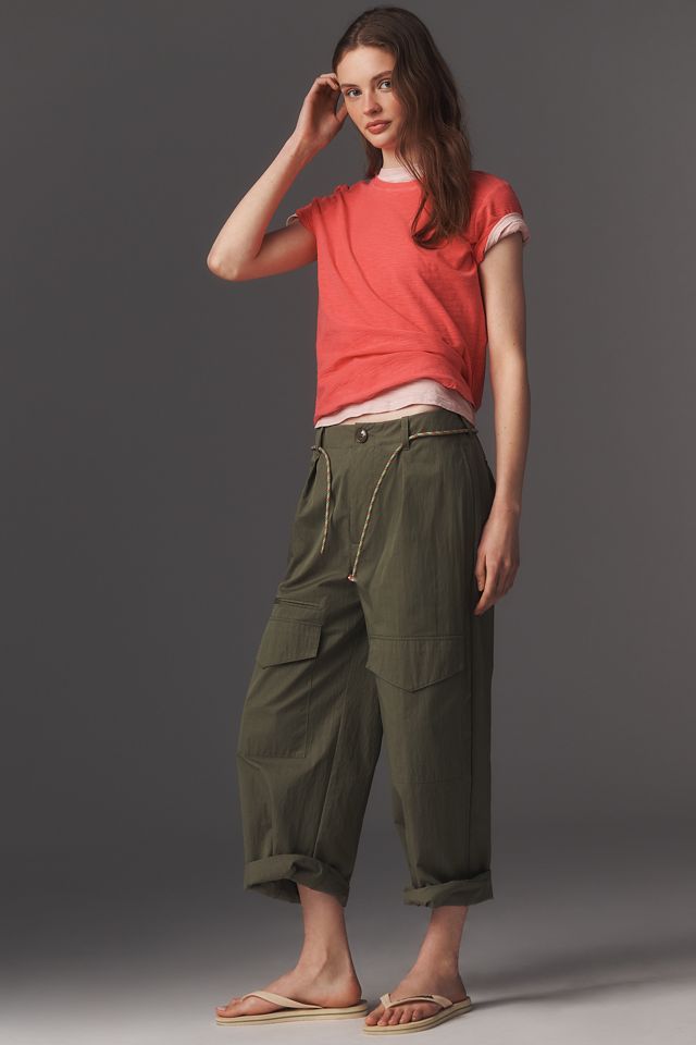Pilcro Bennie Cotton Slim Crew Neck Tee #2
