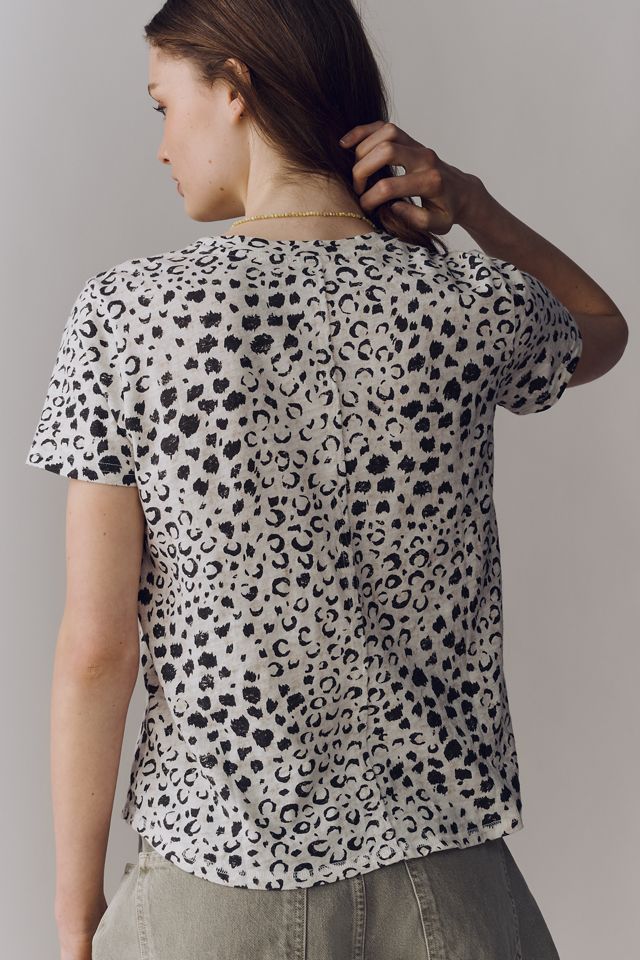 The Bennie Slim Crew Neck Cotton-Slub T-Shirt by Pilcro #1