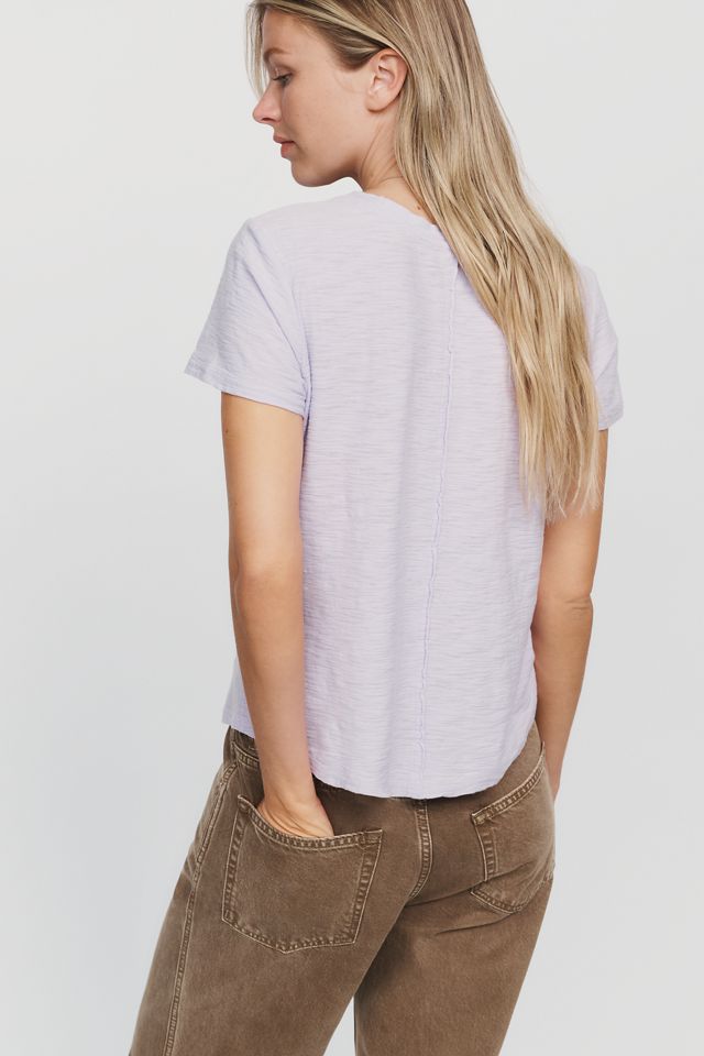 Pilcro Bennie 100% Cotton Slim Crew Neck Tee #1