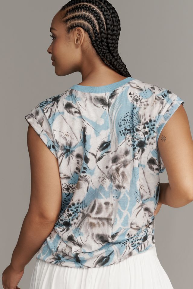 The Vinnie Cotton-Slub Crew-Neck Muscle Tee by Pilcro #6