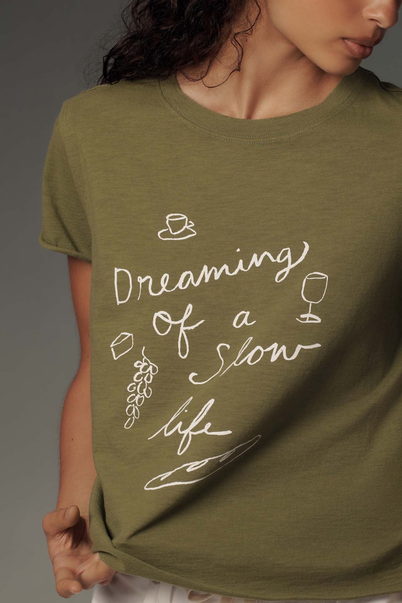 Phthalo Ruth Dreaming of a Slow Life Graphic Tee