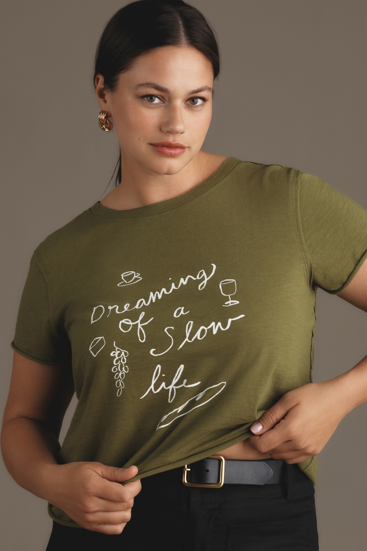 Phthalo Ruth Dreaming of a Slow Life Graphic Tee