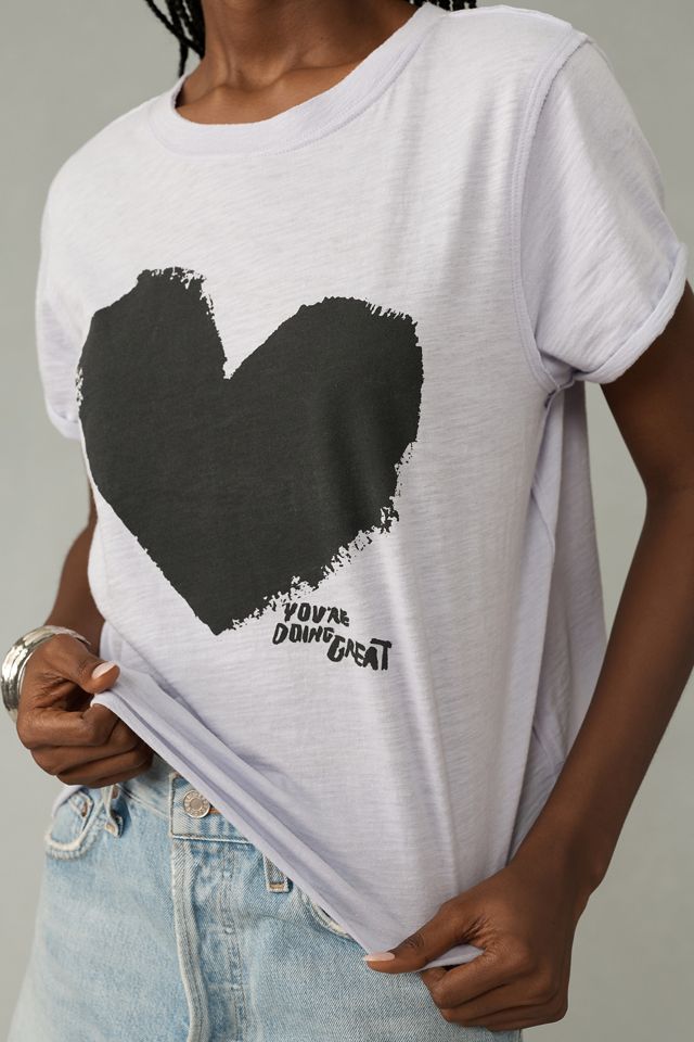 Chiara Perano Heart Graphic Tee #2