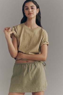 Maeve Corey Cotton Boxy Tee