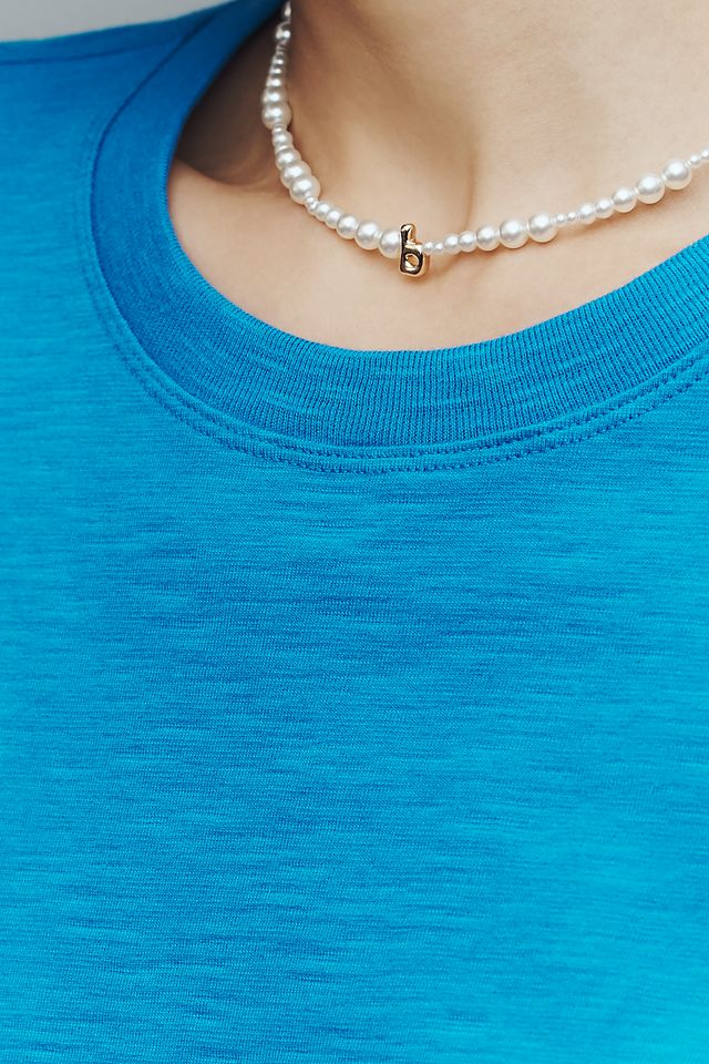 Maeve Corey Cotton Boxy Tee #1