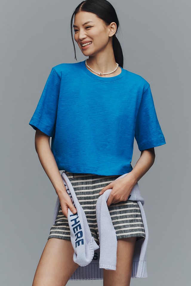 Maeve Corey Cotton Boxy Tee #3