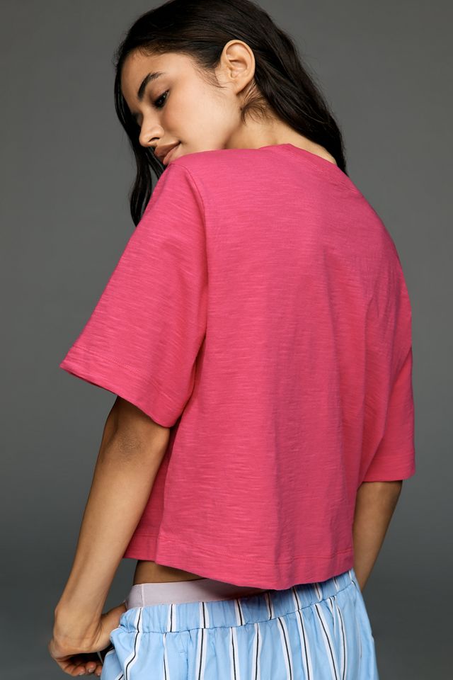 Maeve Corey Cotton Boxy Tee #2