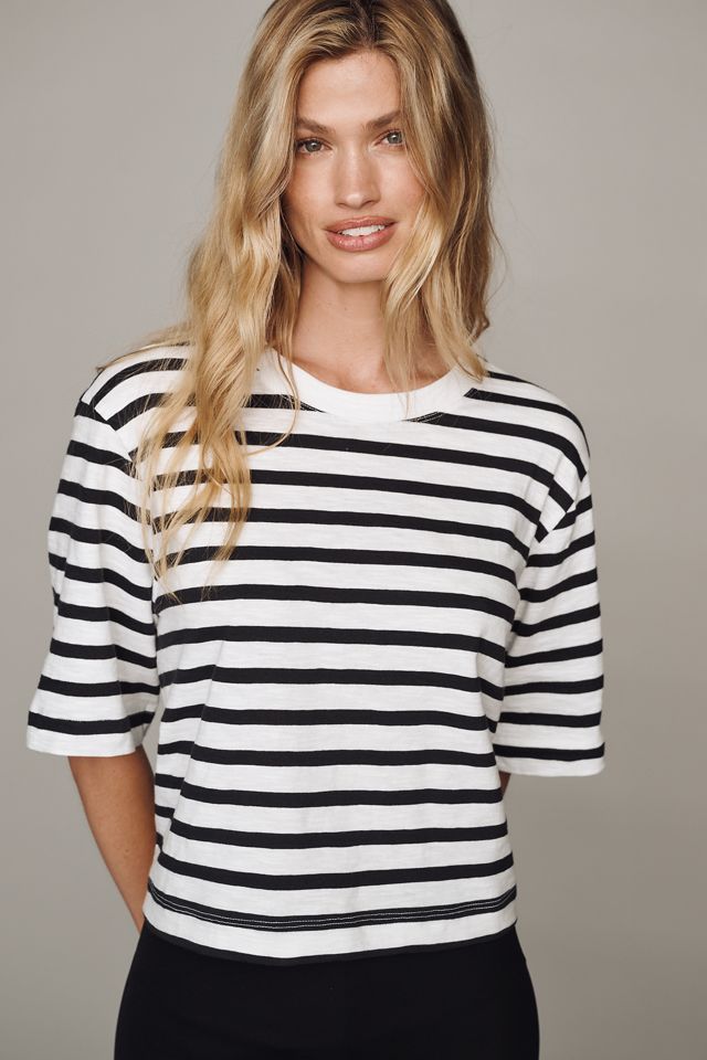 Maeve Corey Cotton Boxy Tee #3