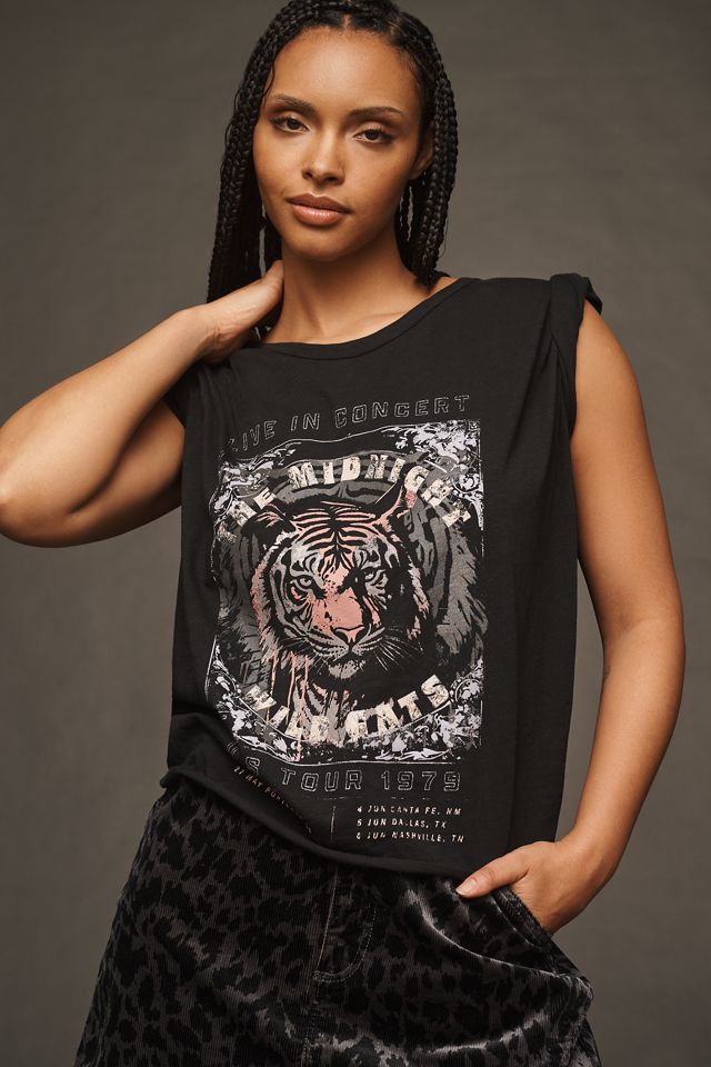 Pilcro The Midnight Wildcats Graphic Tee #4