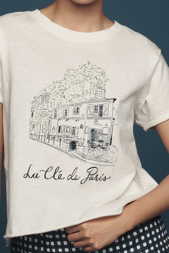 Laura Cruse x Anthropologie Paris Café Graphic Tee #3