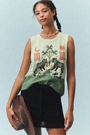 Real Fun, Wow! x Anthropologie Graphic Muscle Tee