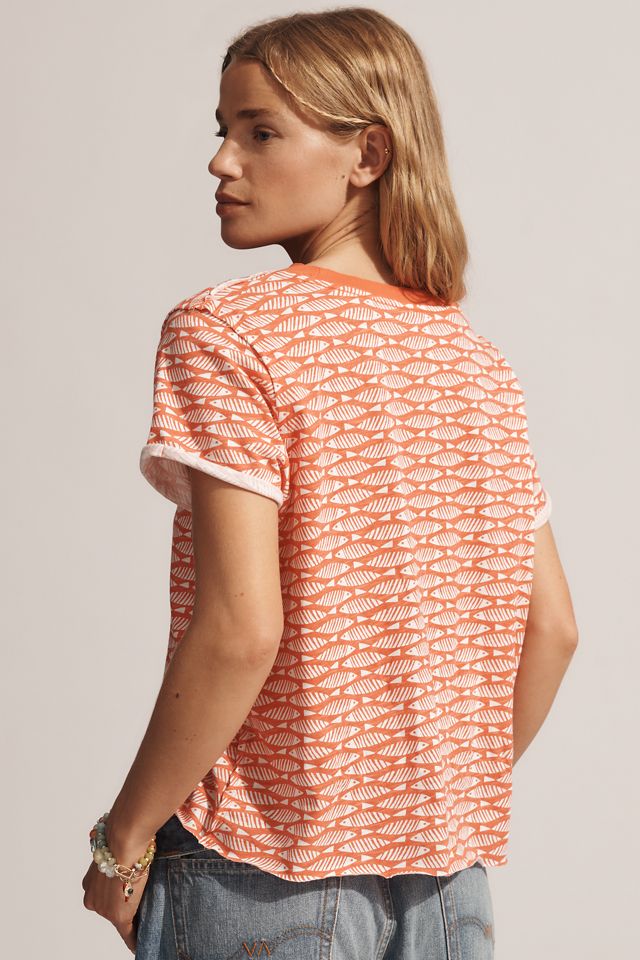The Caitlin Boxy Tee by Maeve: Geo Printed Edition #1