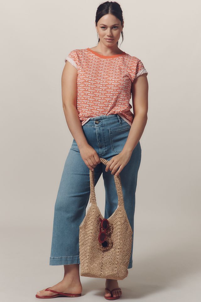 The Caitlin Boxy Tee by Maeve: Geo Printed Edition #5